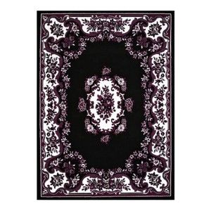United Weavers Cafe Classic Aubusson Black 8 ft. x 11 ft. Oversize Area Rug